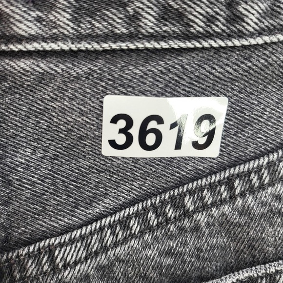 Madewell Low-Slung Baggy Jeans Womens 27 Gray Wide Leg Denim Button Fly - Picture 8 of 8